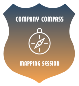 Register for a Company Compass Mapping Session, develop your mission statement, vision statement and your core values for your organization